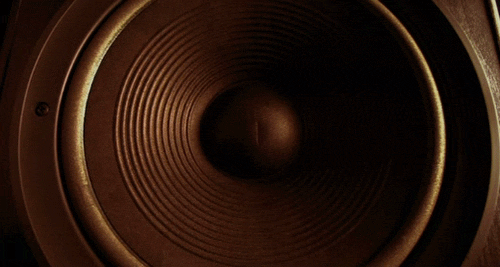 GIF of a Speaker Representing High-Quality Audio Experience